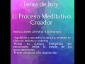 El Proceso Meditativo Creador