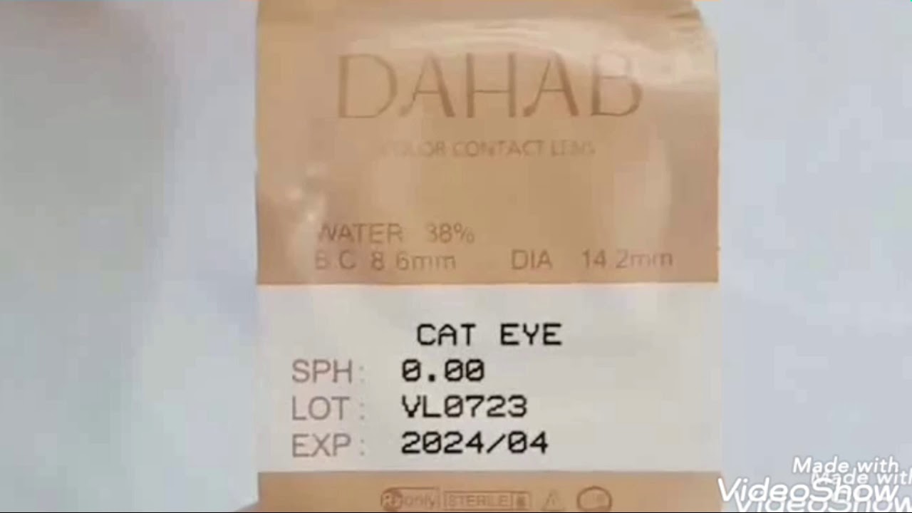 Dahab lenses (Cat Eye color)review....from daraz.pk YouTube