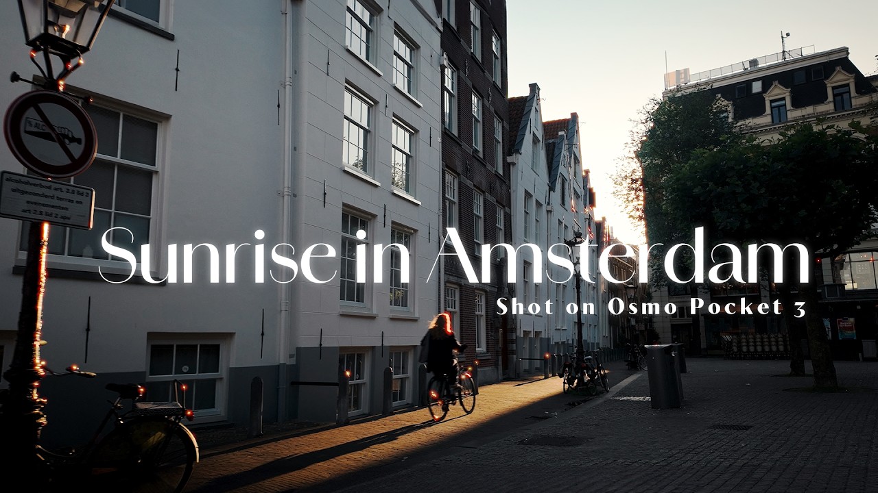 A Sunrise in Amsterdam | Osmo Pocket 3 Cinematic