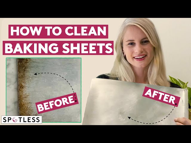 Cleaning Baking Sheets (and the Crazy Thing that Worked Best!) 