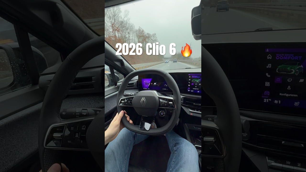 🚗💨 2026 Renault Clio 6 Techno TCE 115  This small car hits DIFFERENT 😳🔥 