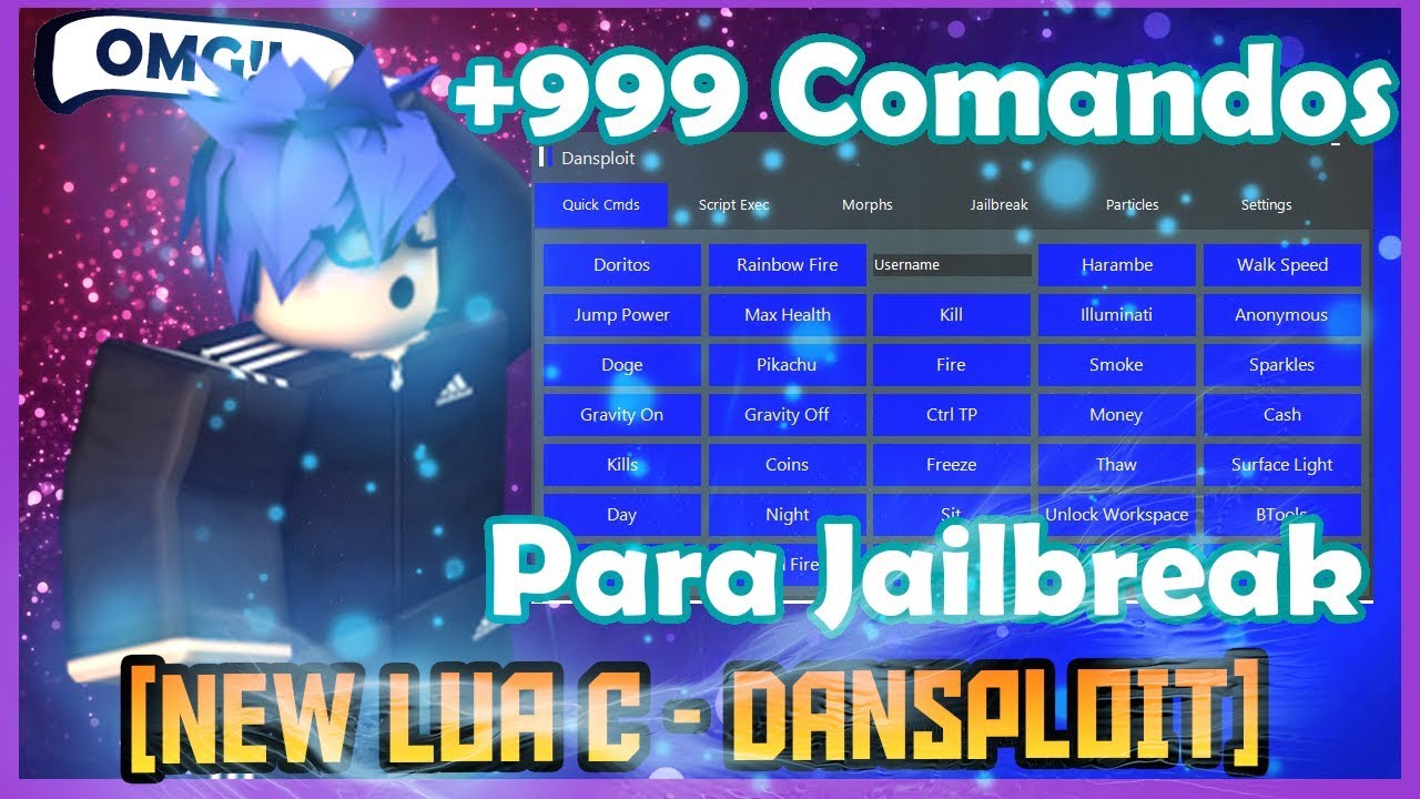 New 999 Comandos Dansploit Para Jailbreak Y Mas Roblox Tutotial En Espanol Youtube - como ser hacker en roblox jailbreak 2019