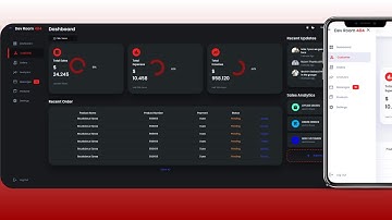 Responsive Dashboard Using HTML CSS & JavaScript with Light & Dark Mode | Free Source Code