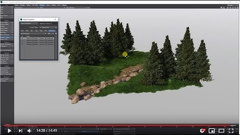 Lightwave 3D 2019 controlling Instancing with Weight-maps