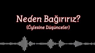 Neden Bağırırız?