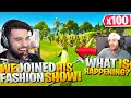 Stream Sniping Fashion Shows with 100 PEELY SKINS! (Fortnite Battle Royale)