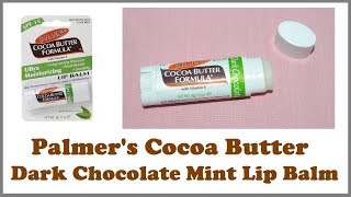 Palmer's Cocoa Butter Dark Chocolate Mint Lip Balm