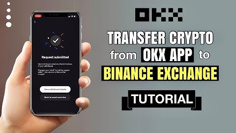 How to TRANSFER crypto from OKX app to Binance Exchange | App Tutorial