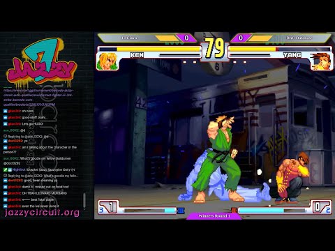 JAZZY 7 AT BARCODE: SFIII 3RD STRIKE TOURNAMENT: 5 Star ( KEN ) VS DnC Database ( YANG ) FT2 SET