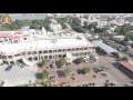 Aerial view of shree swaminarayan temple bhuj