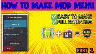 HOW TO MAKE MOD MENU FREE FIRE | PART 1