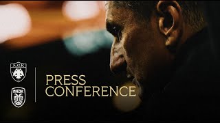 Press Conference: AEK FC Vs PAOK FC – Live PAOK TV