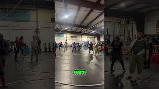 Fencing Duel: Skill Meets Speed #shorts