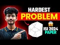 Hardest Problem Asked in ISI 2024 Entrance Exam  | Sumit Sir | VOS