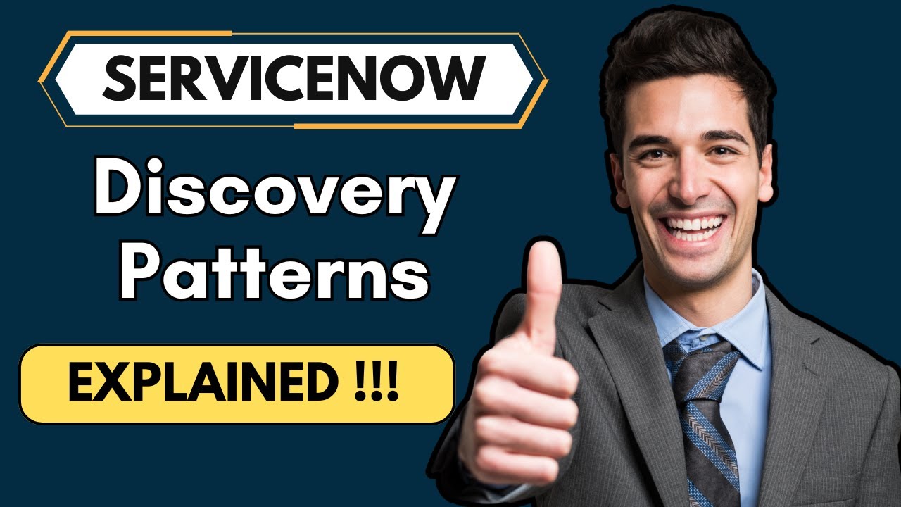 Servicenow Pattern Library What are Patterns In ServiceNow? Discovery Patterns | Discovery ...