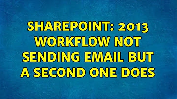 Sharepoint: 2013 Workflow not sending email but a second one does