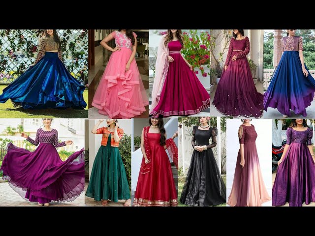 Latest 55 Long Frocks for Women (2022) - Tips and Beauty | Frock for women,  Long gown design, Frock models