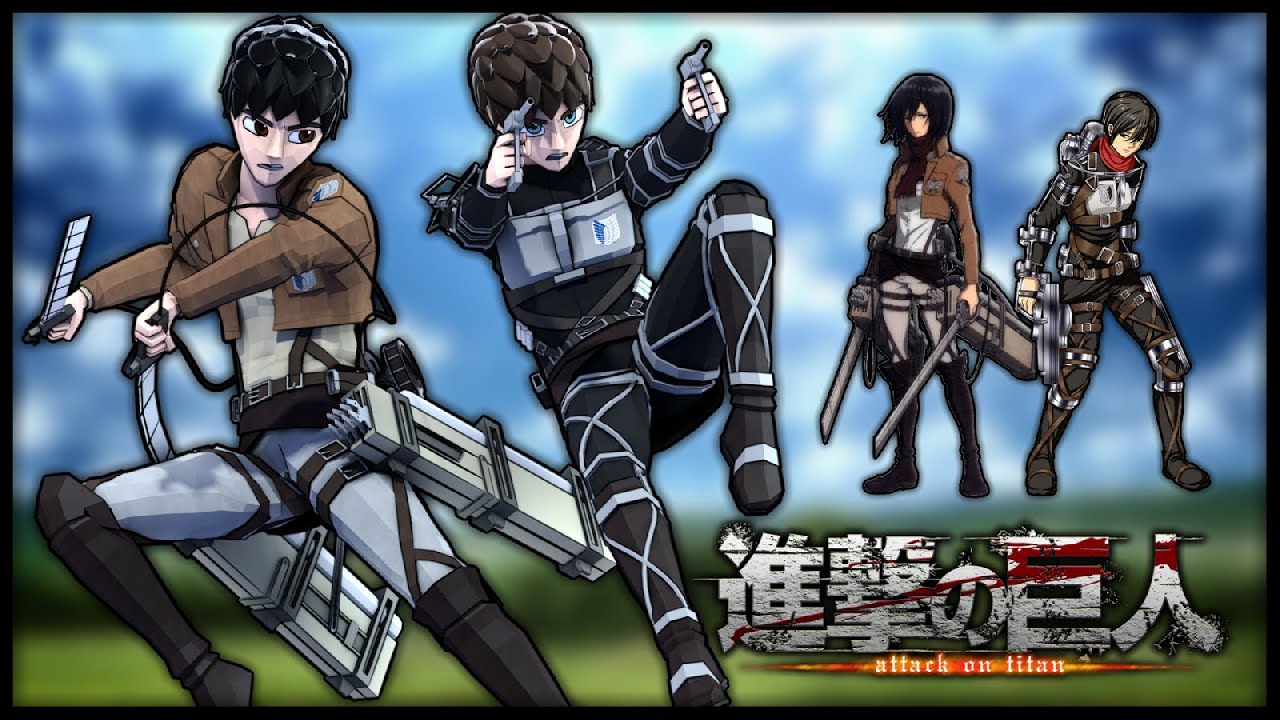 Attack On Titan 3d Maneuver Gear Anti Personnel Gear In Low Poly Youtube