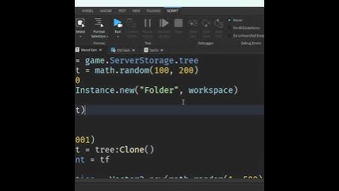 How to Make Random Generated Trees #freeschlep #roblox #robloxstudio #generation #tree #tutorial