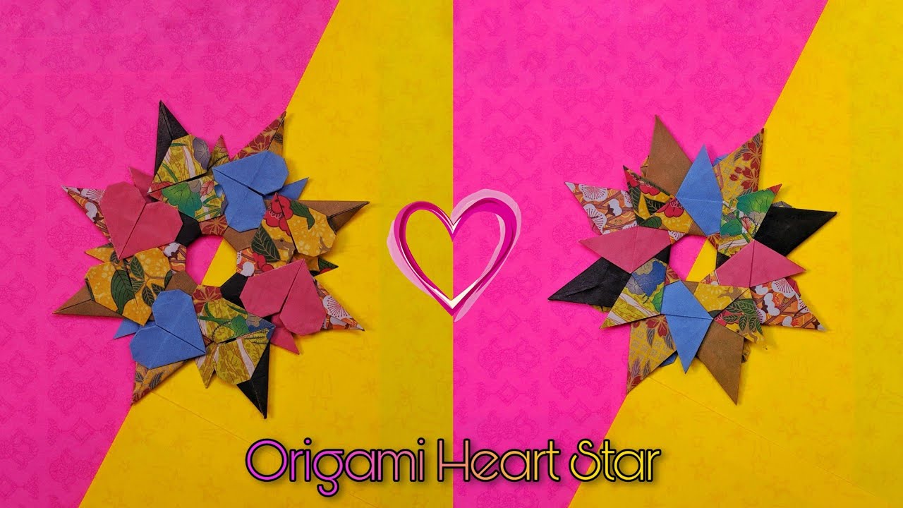 Origami Heart Star by shakefororigami