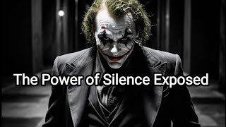 The POWER of Silence Revealed Why Your Actions Speak Louder Than Words
