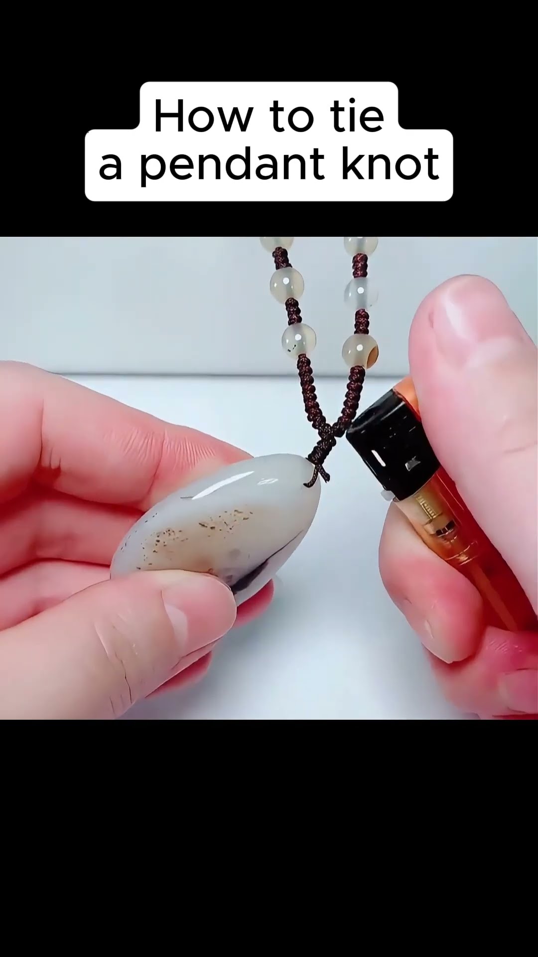 How to tie pendant knota#life #lifetips #lifehacks - YouTube