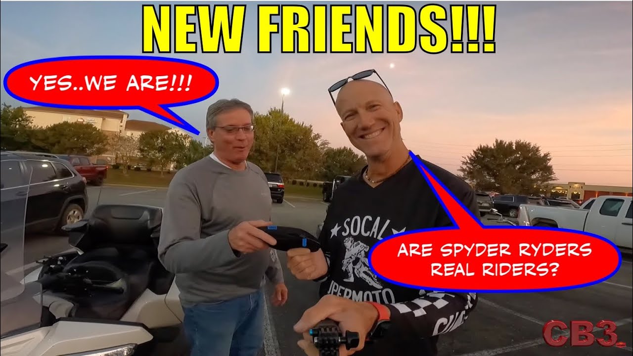 New Friends and ARE SPYDER RYDERS...REAL RIDERS???