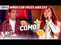 CONFUNDIERON sus voces con las de ADULTOS en La Voz Kids