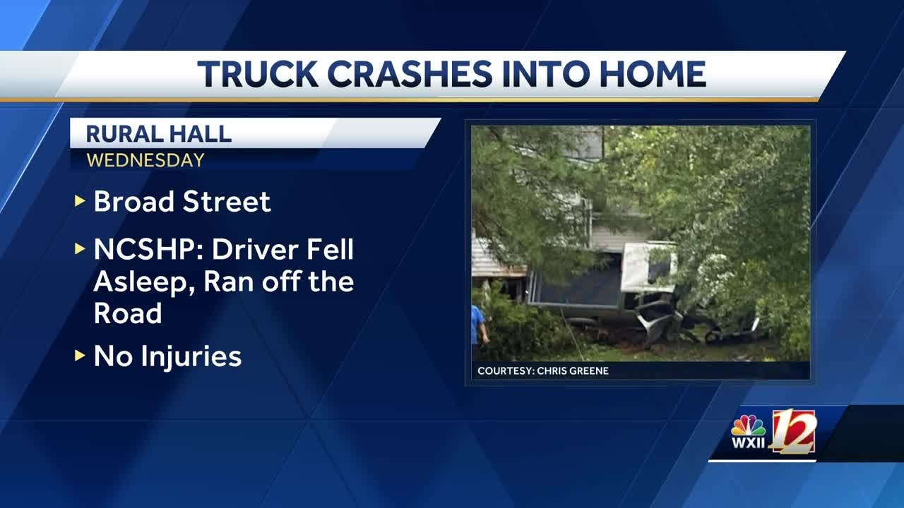 Driver charged after crashing into home in Rural Hall - YouTube