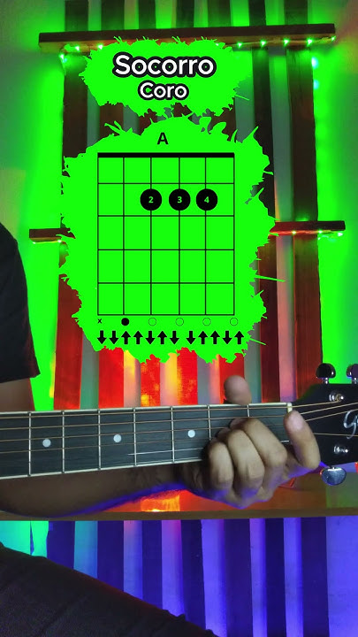 Aprende Socorro Un Corazón en la Guitarra Coro #acordes #guitarra #