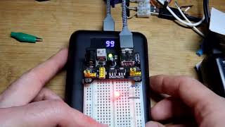 Breadboard Power Supply USB Plug Used To Power Module Instead Of Barrel Plug
