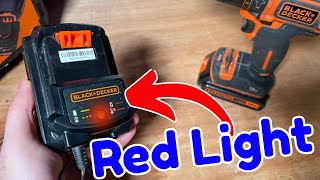 Black and Decker Charger Blinking Red Light — What It Means & Potential Remedy!