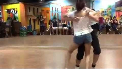 Hanoi Zouk Group - Linh Zeus & Sao Mai Bachata Zouk Fusion Advance Class