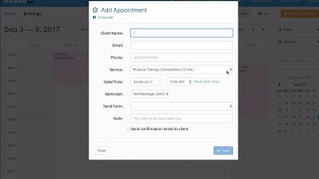 Scheduling from IntakeQ