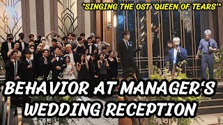 SEVENTEEN BSS DK, Hoshi, and Seungkwan Behavior At Manager's Wedding reception attracts attention.