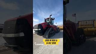 A J.J. Scheckel Case Quadtrac pulling a K-Tec 1233 Scraper. Buy or Rent. #constructionequipment
