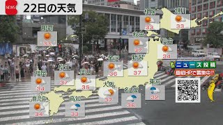 8月22日の天気