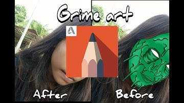 Tutorial grime art From autodesk sketchbook
