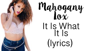 Watch Mahogany Lox It Is What It Is video