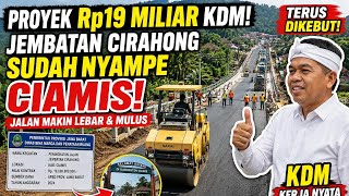 IDR 19 BILLION PROJECT! Cirahong Bridge Road Expansion Now Reaches CIAMIS, Getting Even Wider