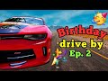 Lightning Mcqueen Camero | Birthday drive by Ep. 2