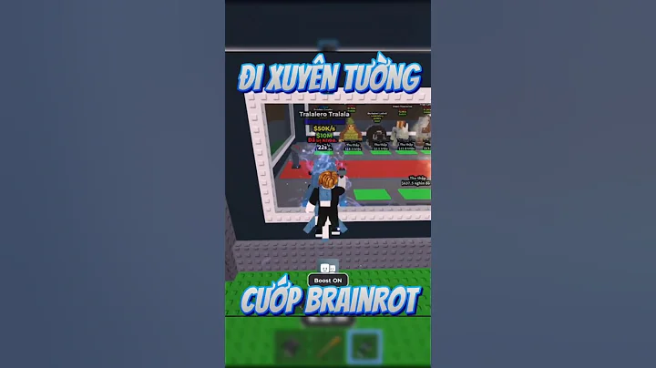 Cách đi xuyên tường chạy nhanh cướp brainrot của người khác cực dễ #roblox #stealabrainrot #script