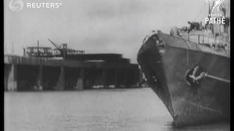 In the U-Boat Lair! Captured German films show how under-cliff shelters protect Nazi subma...(1943)