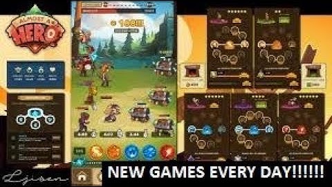 Almost a Hero NEW idle RPG CLICKER Android IOS Online Mobile Game Gameplay Trailer 2019