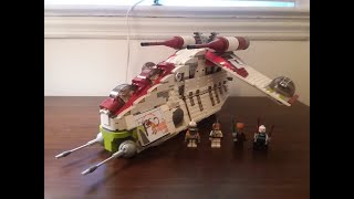 Lego Star Wars Republic Attack Gunship Review! 7676 (2008)