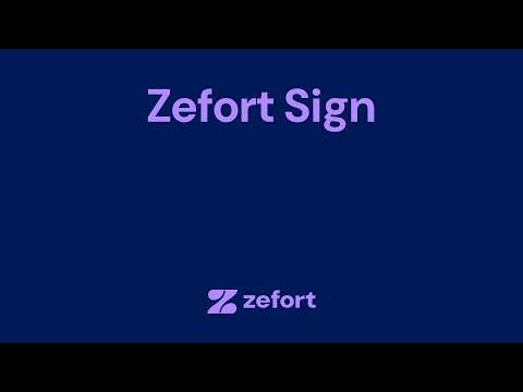 Zefort Sign