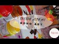 How to draw boho art? 🤔 Tada ..😇now see this video and sketch with me🥰