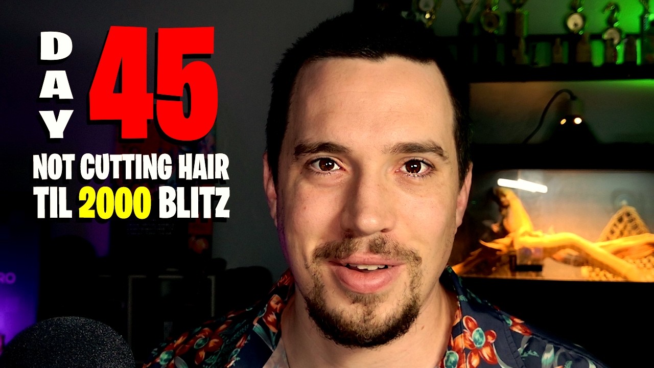 Day 45 of not cutting my hair | Valentines Day Edition