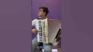 Beautiful French waltz on accordion