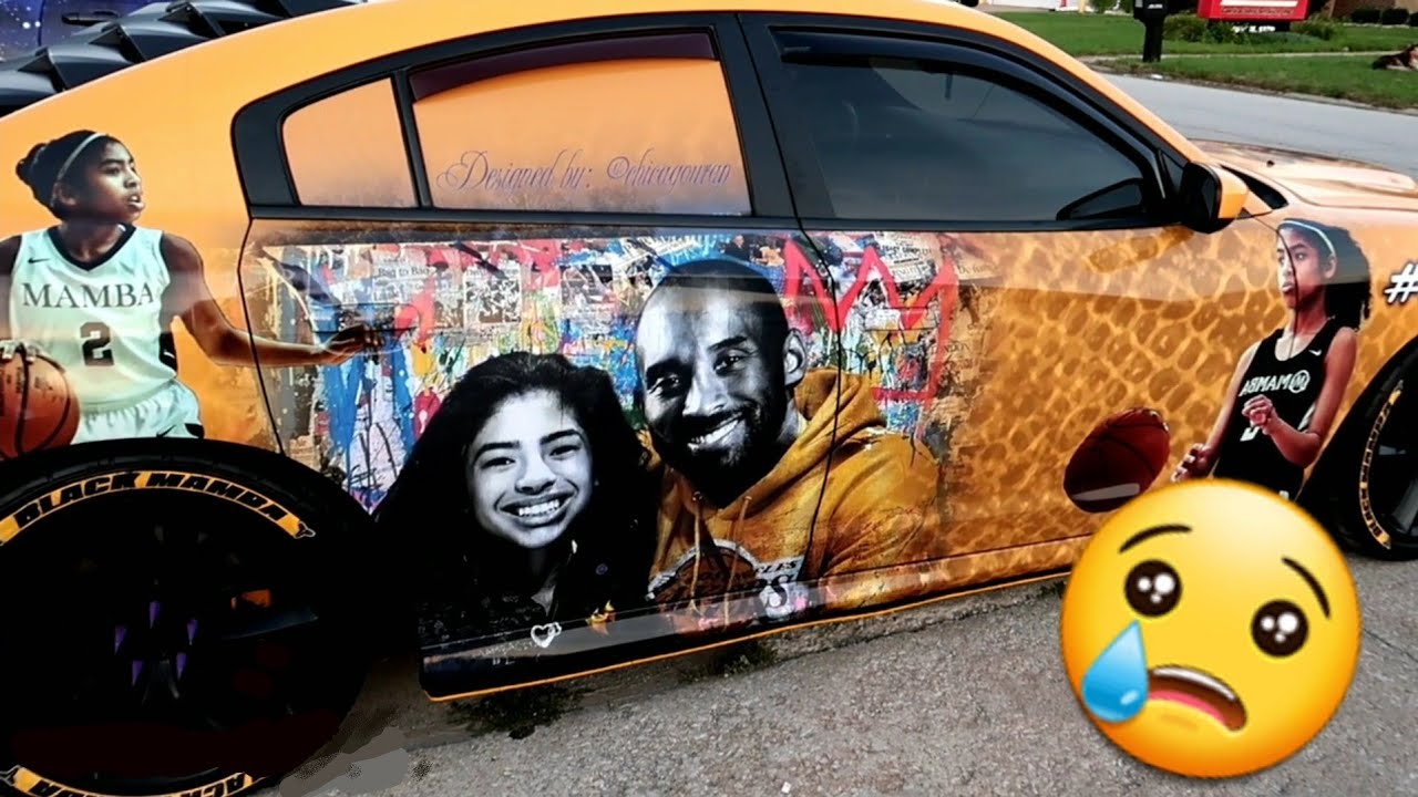 KOBE BRYANT WRAPPED CHARGER ALMOST MADE ME CRY AT THIS CAR MEET YouTube